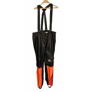 Harley-Davidson Orange and Black All Weather Rain Riding Pants Size 2XLarge